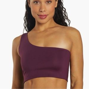 Girlfriend, collective, one shoulder sports bra